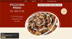 Desktop Screenshot of pizzeria-maxi.si